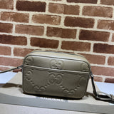 Side profile of everyday-luxe structured women's handbag – women's luxury accessory