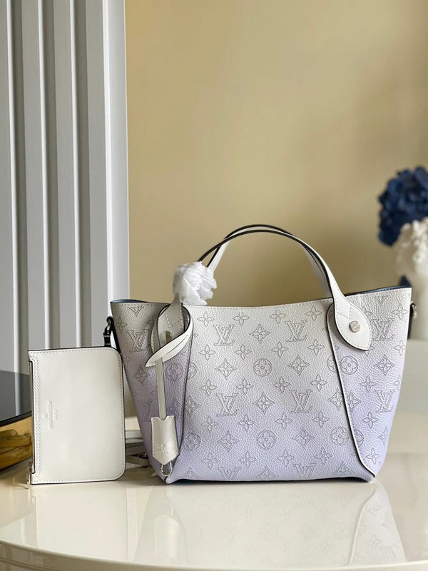 Front view of structured sleek women's handbag – women's designer-style accessory