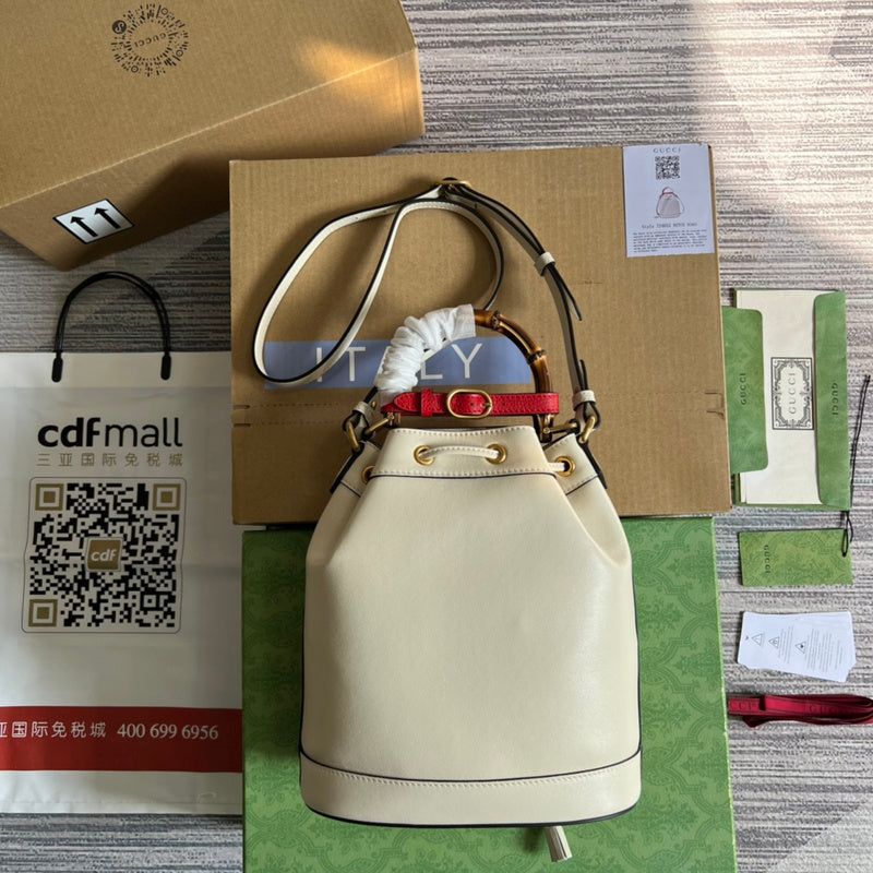 Front view of sleek elevated women's handbag – women's statement bag