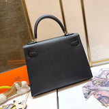 Streamlined bag shown from front angle