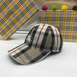 Side view of Burberry unisex cap