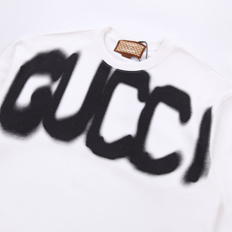 Full styled look of Gucci luxury clothing with tailored silhouette