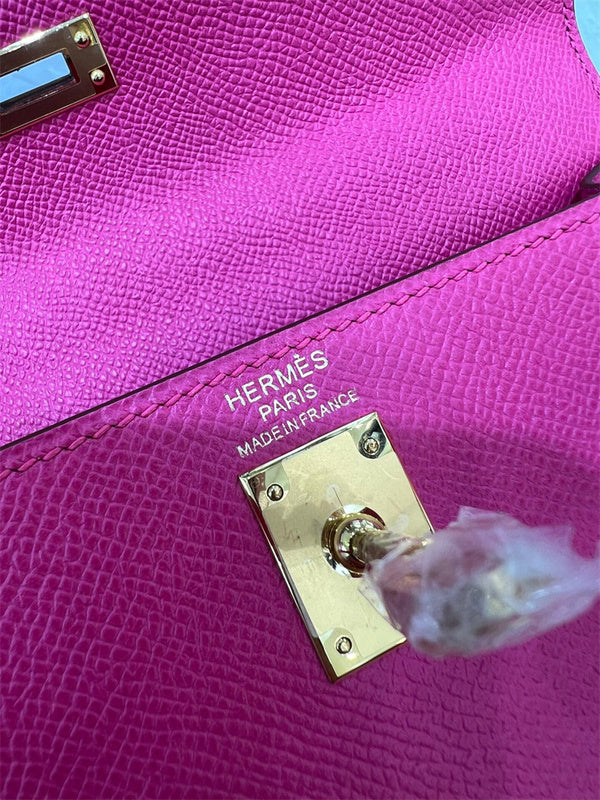 Close-up detail of timeless bag design