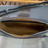 Front view of refined structured women's handbag – women's premium purse