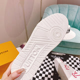 Louis Vuitton Camel Slip-On Sneakers - Sole Detail View