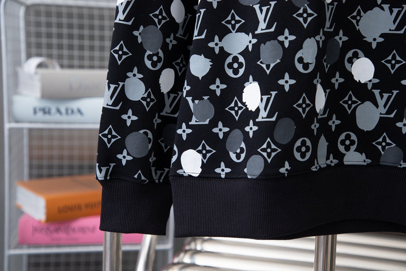 Front view of Louis Vuitton luxury clothing with streetwear-inspired cut