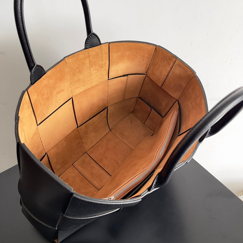 Classic Faux Leather Handbag - Refined Silhouette | Women's Fashion Handbag #1570 - back view (image 4) of designer-inspired handbag
