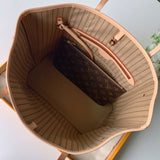Back view of elevated signature women's handbag – women's luxury accessory