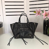 Front view of polished premium women's handbag – women's everyday handbag