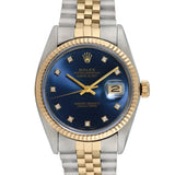Side view of Rolex men's watch