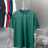 Back view of Louis Vuitton cotton t-shirt with signature branding