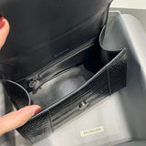 Bold Faux Leather Handbag - Modern Structured Build | Women's Designer-Inspired Purse #675 - alternate angle view (image 8) of designer-inspired handbag