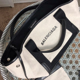 Interior view of modern everyday-luxe women's handbag – women's statement bag