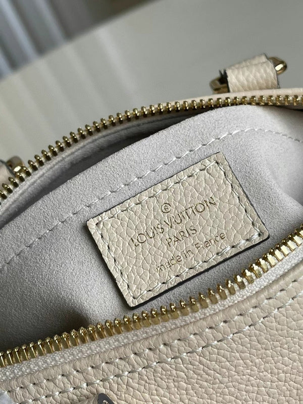 Side profile of sleek elevated women's handbag – women's statement bag