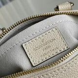 Side profile of sleek elevated women's handbag – women's statement bag