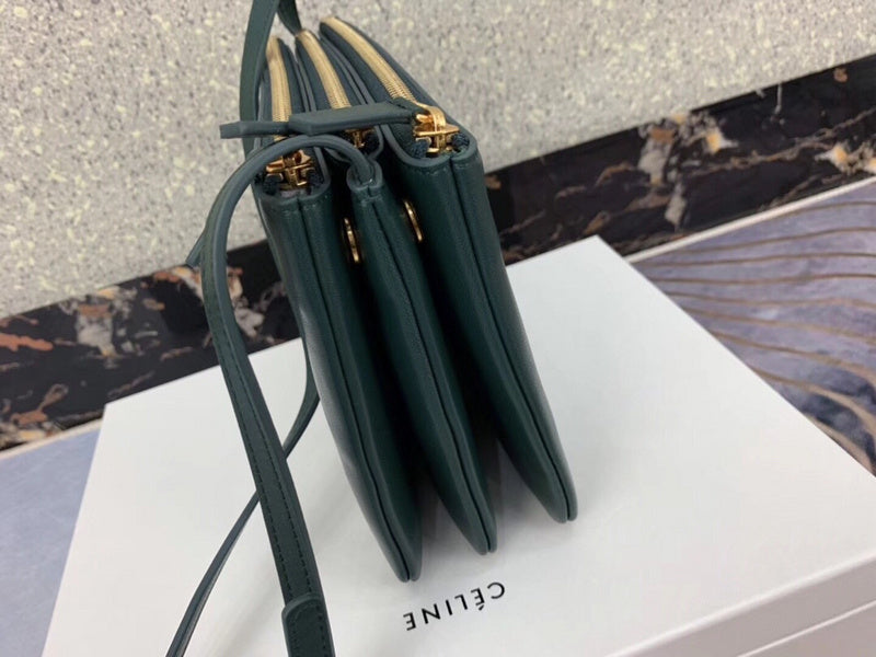 Back view of structured classic women's handbag – women's premium purse