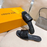 Louis Vuitton White Slingback Heels - Back View