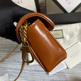 Top view of premium polished women's handbag – women's luxury handbag