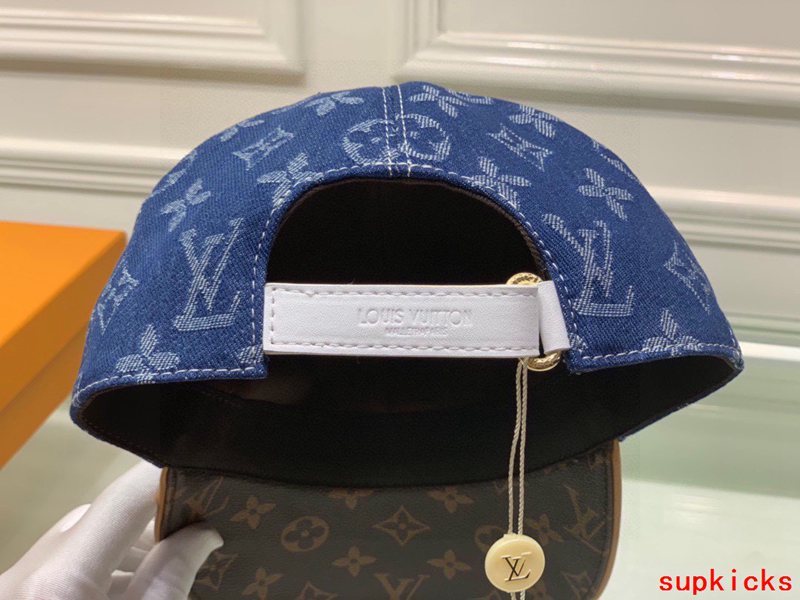 Side view of Louis Vuitton unisex cap