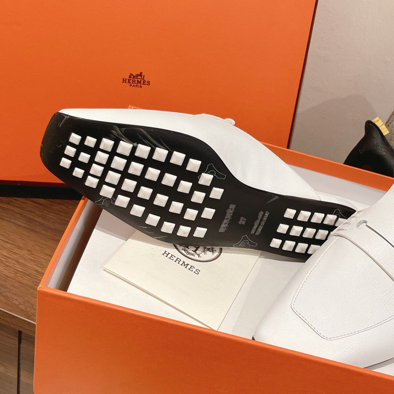 Hermes shoes Style 301 - logo and branding close-up
