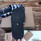 Burberry Chocolate Brown Classic Ballet Flats - Side Profile View