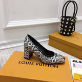 Louis Vuitton Tan Combat Boots - Sole Detail View