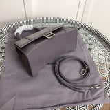 Back view of premium classic women's handbag – women's premium purse