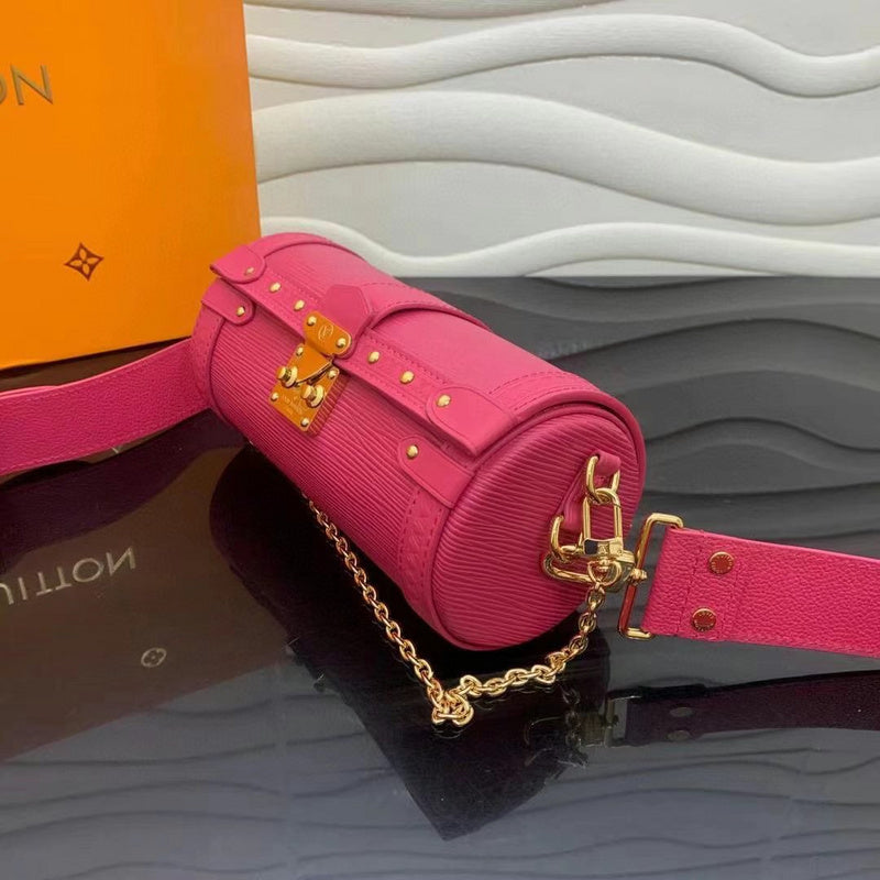 Close-up detail of premium signature women's handbag – women's premium purse