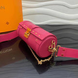 Close-up detail of premium signature women's handbag – women's premium purse
