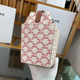 Front view of modern classic women's handbag – women's designer-style accessory
