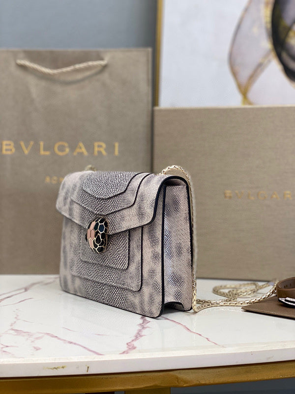 Statement Faux Leather Handbag - Modern Structured Build | Women's Statement Accessory #1786 - texture close-up (image 9) of designer-inspired handbag