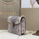 Statement Faux Leather Handbag - Modern Structured Build | Women's Statement Accessory #1786 - texture close-up (image 9) of designer-inspired handbag