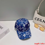 Close-up detail view of Louis Vuitton unisex cap
