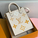 Front view of signature modern women's handbag – women's statement bag