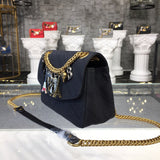 Effortless Premium PU Leather Handbag - Signature Hardware Accents | Women's Luxury Handbag #831 - close-up detail shot (image 3) of designer-inspired handbag
