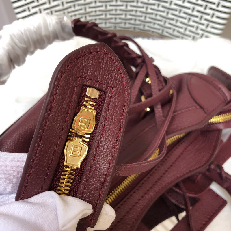 Back view of everyday-luxe sleek women's handbag – women's statement bag