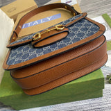 Back view of premium sleek women's handbag – women's everyday handbag