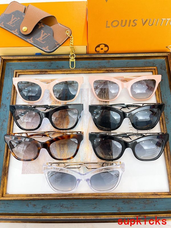 Lifestyle view of Louis Vuitton unisex sunglasses