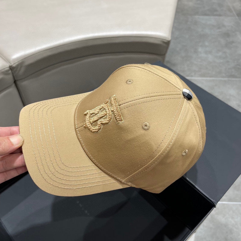 Side view of Burberry unisex cap