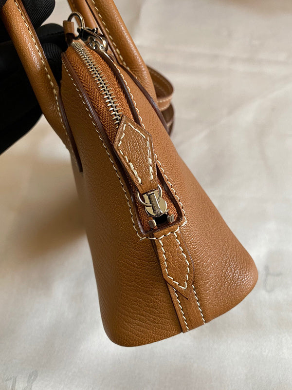 Close-up detail of minimalist bag design