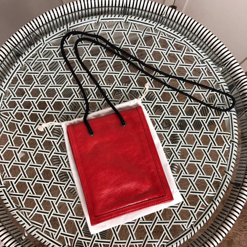 Top view of chic premium women's handbag – women's premium purse
