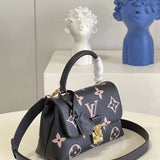 Top view of elevated modern women's handbag – women's everyday handbag
