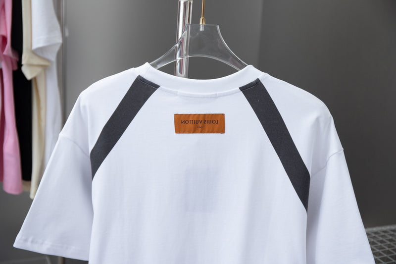 Back view of Louis Vuitton cotton t-shirt with signature branding