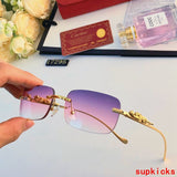 Full view of Cartier unisex sunglasses
