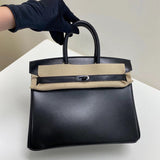 Close-up detail of streamlined bag design