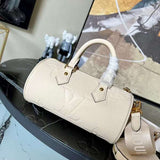 Handle and strap detail of modern signature women's handbag – women's premium purse