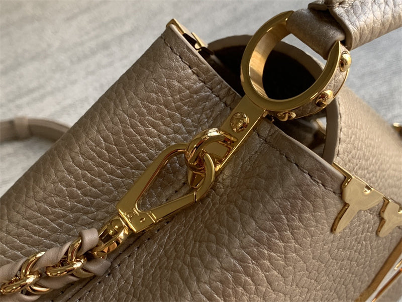  Sleek structured bag carried on shoulder 64