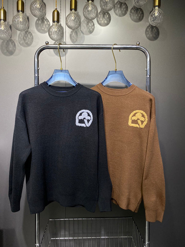 Front view of Louis Vuitton luxury clothing with streetwear-inspired cut