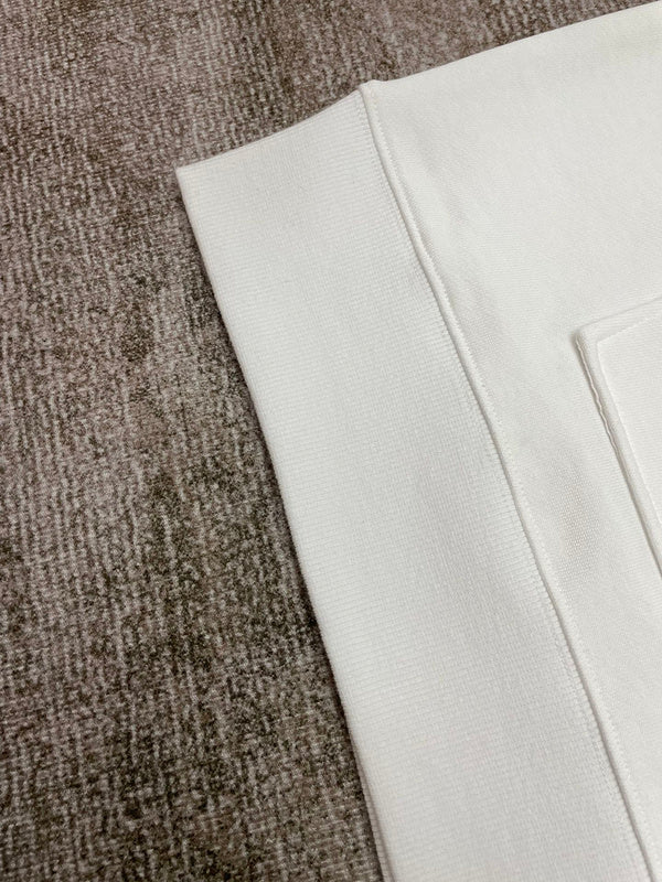 Close-up of Amiri hoodie craftsmanship