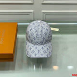Close-up detail view of Louis Vuitton unisex cap